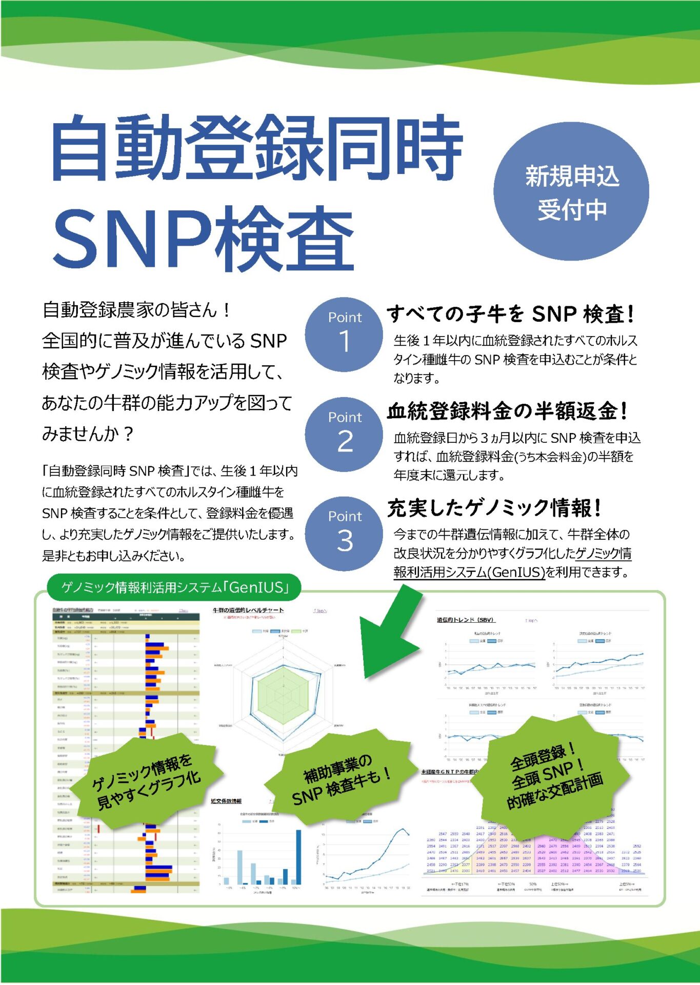 自動登録同時SNP検査